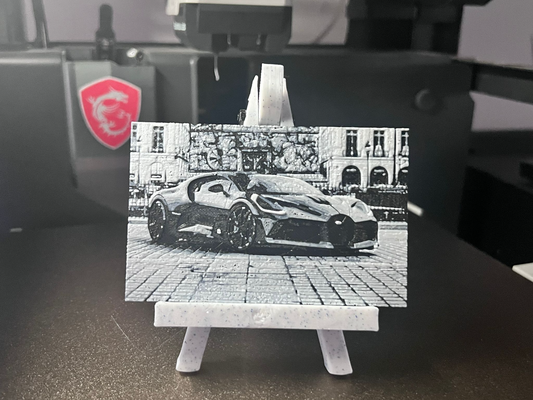 bugatti forja chapéus by fatalchaos25 arte 2d carro cenário 3d print model - Mito3D