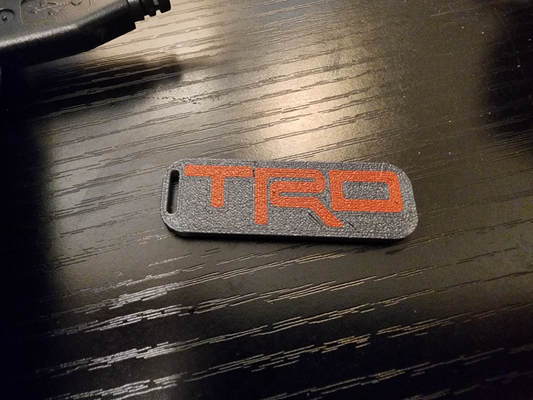 trd key chain by jdldesigns hobby & diy vehicles keychain accessories toyota tundra 3d print model - Mito3D