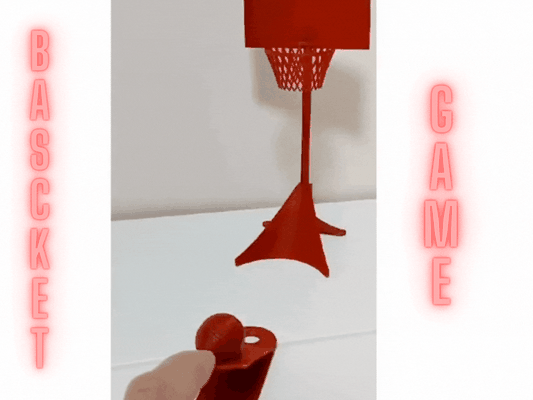 baloncesto juego fácil by giovannivigliotti3d juguetes juegos tablero aro 3d print model - Mito3D