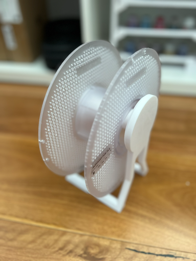 filamento bobina suporte by chifre gelo 3d impressora acessórios bambu ficar pé carretel x1c x1e p1s p1p a1 mini 3d print model - Mito3D
