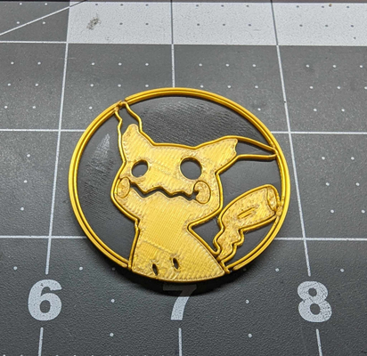 mimikyu pokemon madeni para by joeythatoneguy oyuncaklar oyunlar karakterler 3d print model - Mito3D