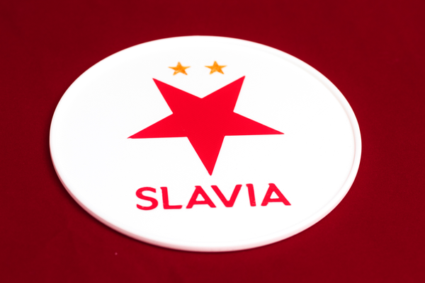 sk slavia praha bardak altlığı by pix cz sanat işaretler logolar 3d print model - Mito3D