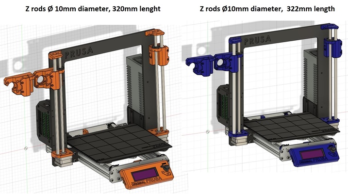 prusa mk3 mk3s mk3s+ z rods 10mm x lineal rail remixed by anubis 3d printer parts 3d print model - Mito3D