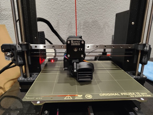 prusa mk3s+ lineal rails x axis bear project cm3d remixed by anubis 3d printer parts prusai3mk3 3d print model - Mito3D