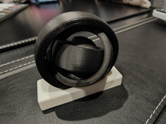 unterstützung rotierend ringe spielzeug by anubis 3d drucker zubehör drehringe 3d print model - Mito3D