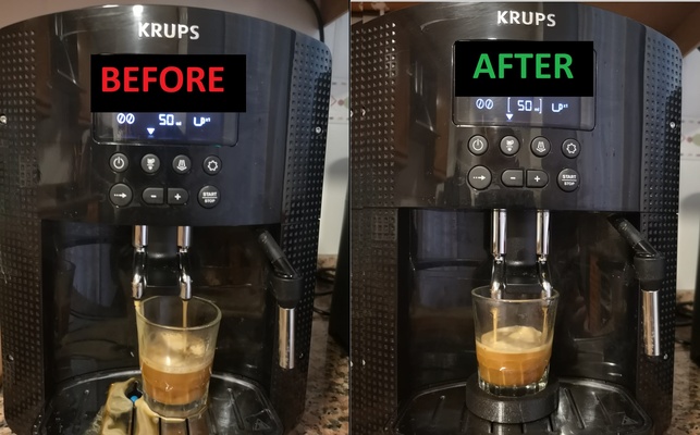 krups unterstützung kaffee glas by anubis 3d drucker zubehör kaffeetasse kaffeemaschine 3d print model - Mito3D