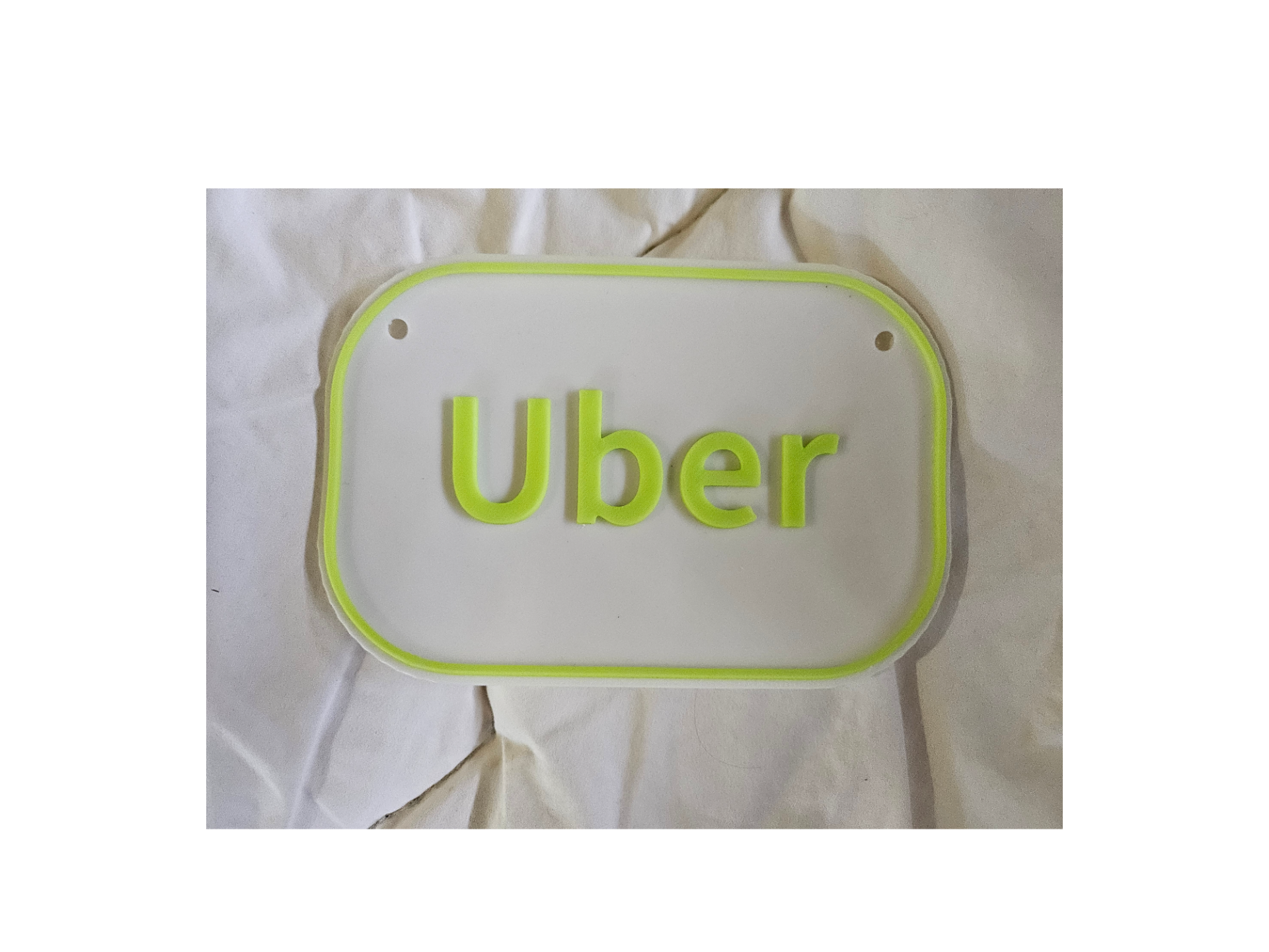 uber viaje compartido firmar fraón or posterior ventana by hbgmóvil arte señales logos 3D print model - Mito3D