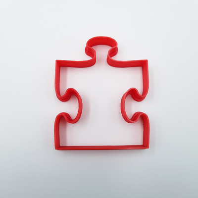 puzzle piece cookie cutter by sumbowdee hobby & diy baking bakingcookies fondant 3d print model - Mito3D