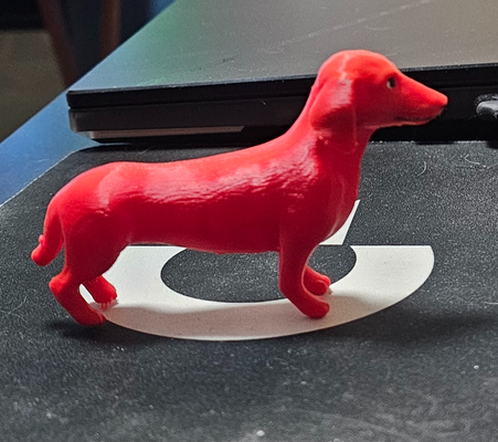 dackel by beamr39 miniaturen tiere hund 3d print model - Mito3D