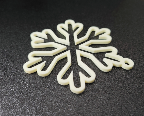 natale ornamento fiocco neve v2 by andreaskomochar domestico arredamento snoflake decorazione albero appendiabiti ornamenti 3d print model - Mito3D