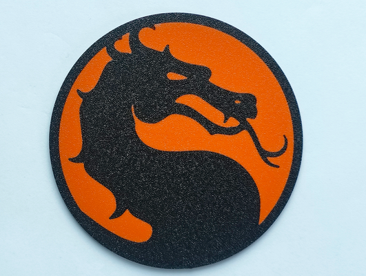 mortel kombat coaster by chaman ménage décor 3d print model - Mito3D