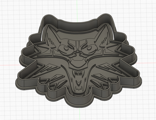 witcher medailon cookie cutter by pecacz household house models 3d print model - Mito3D