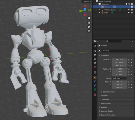 glorioso esboo articular robot by 412yeti juguetes juegos caracteres 3d print model - Mito3D