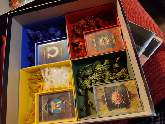 forbidden stars fan expansion organizer - player box arcane tinmen standard sleeves remixed by andows toys & games board insert sleevedcard sleeved boardgame 3d print model - Mito3D