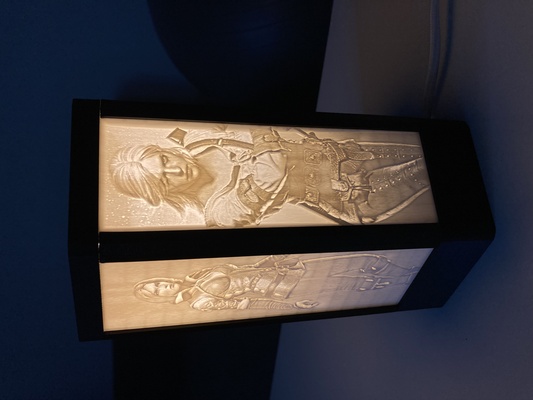 lithophan box by yakubhroch kunst modelle 3d print model - Mito3D