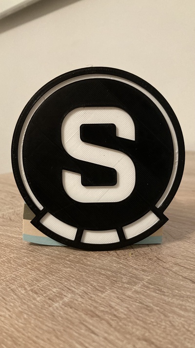 sparta coaster podt cek by jakubhroch art signs & logos podtacek 3d print model - Mito3D