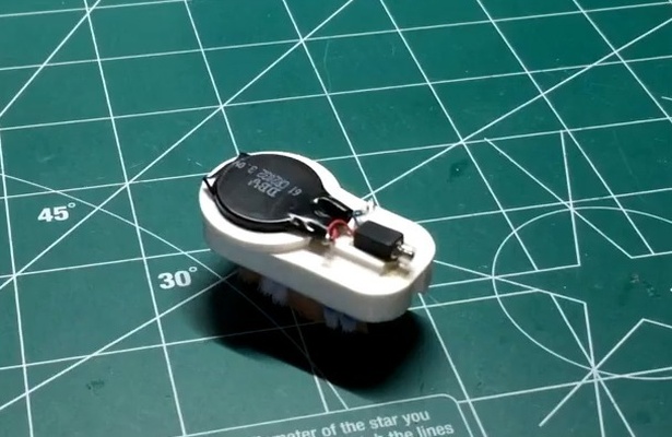 rotasyonel kıl bot by manolo hobi kendin yap bristlebot kolay baskı easytoprint robot diş fırçası 3d print model - Mito3D