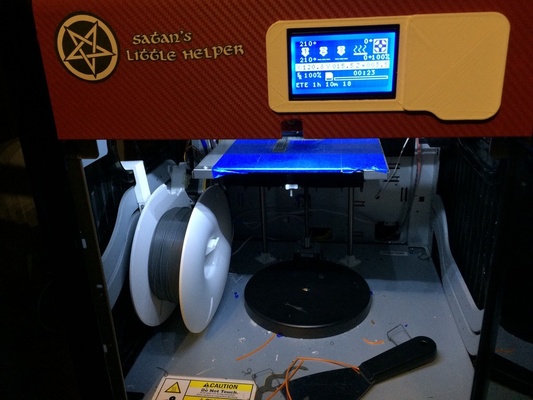 davinci pro spool holder by mañolo 3d printer parts davinci10 filamentspoolholder spoolholder xyzprinting xyzdavinci 3d print model - Mito3D