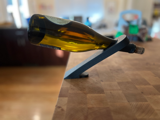 wine wizard levitate liqour by adam l household house models contest bottle holder kitchen 3d print model - Mito3D