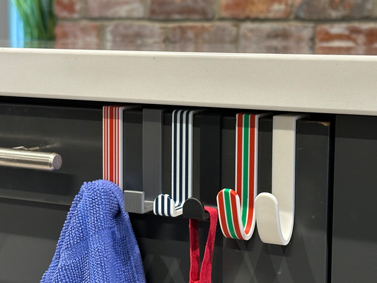 küche kabinett haken by abonnieren haushalt haus modelle badezimmer aufhänger handtuch lappen mehrfarbig muster gericht stoff halter unterstützung geschirrtuch hand 3d print model - Mito3D