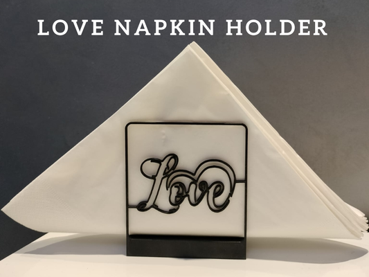 love napkin holder by giovannivigliotti3d household house models casa 3d print model - Mito3D