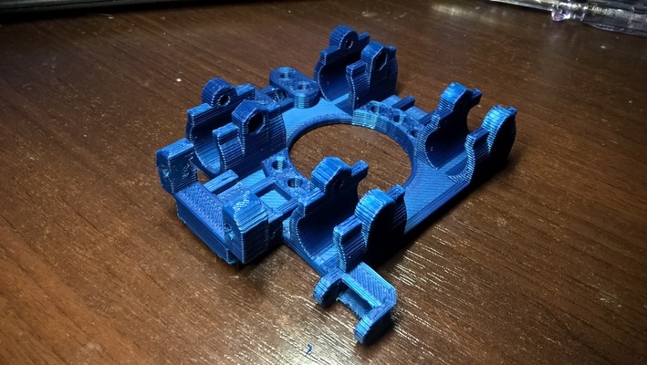 imperfect x carriage remixed by mañolo 3d printer parts e3d e3dhotend mendelmax prusa x-carriage xcarriage 3d print model - Mito3D