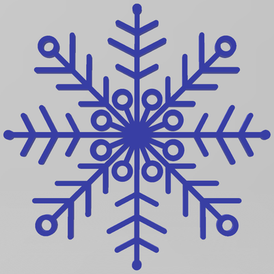 facile to stampa fiocco neve natale ornamento 27 ornamenti by pietra angolare 3d domestico festività vacanza albero decorazione casa 3d print model - Mito3D