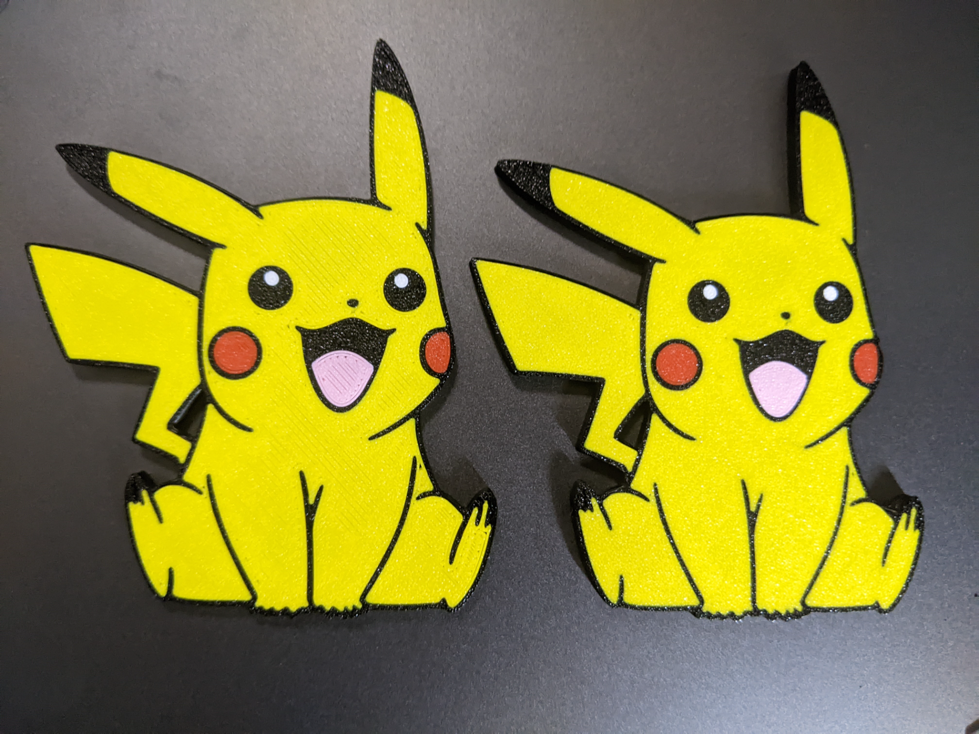 pikachu imán by madebyad arte 2d anime pokemon 3D print model - Mito3D