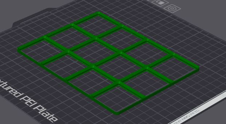 gridfinity placa base 4x3 0 4 tolerância by frechette033 passatempo faça 3d print model - Mito3D