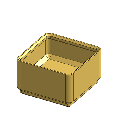 grillefinity base poubelle 1x1 3u remixé by c4444 outils organisateurs 3d print model - Mito3D