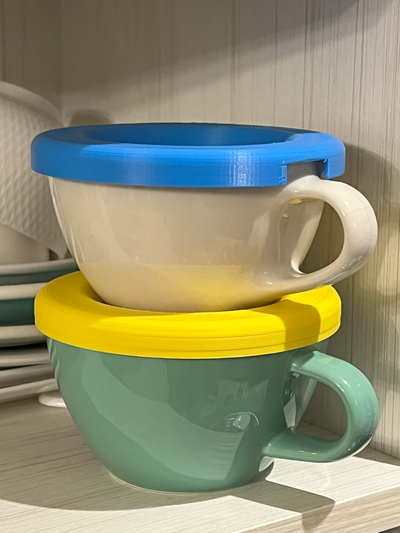 latté taza apilador by huevo solar herramientas organizadores cocina apilar café 3d print model - Mito3D