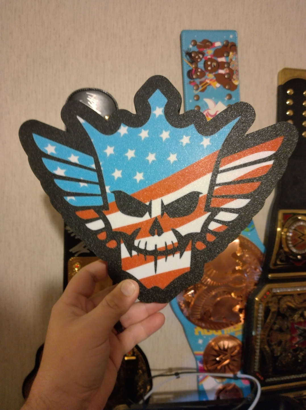 cody rodos amerikan kâbus logo led ışık kutu by balorfan85 sanat işaretler logolar wwe 3D print model - Mito3D