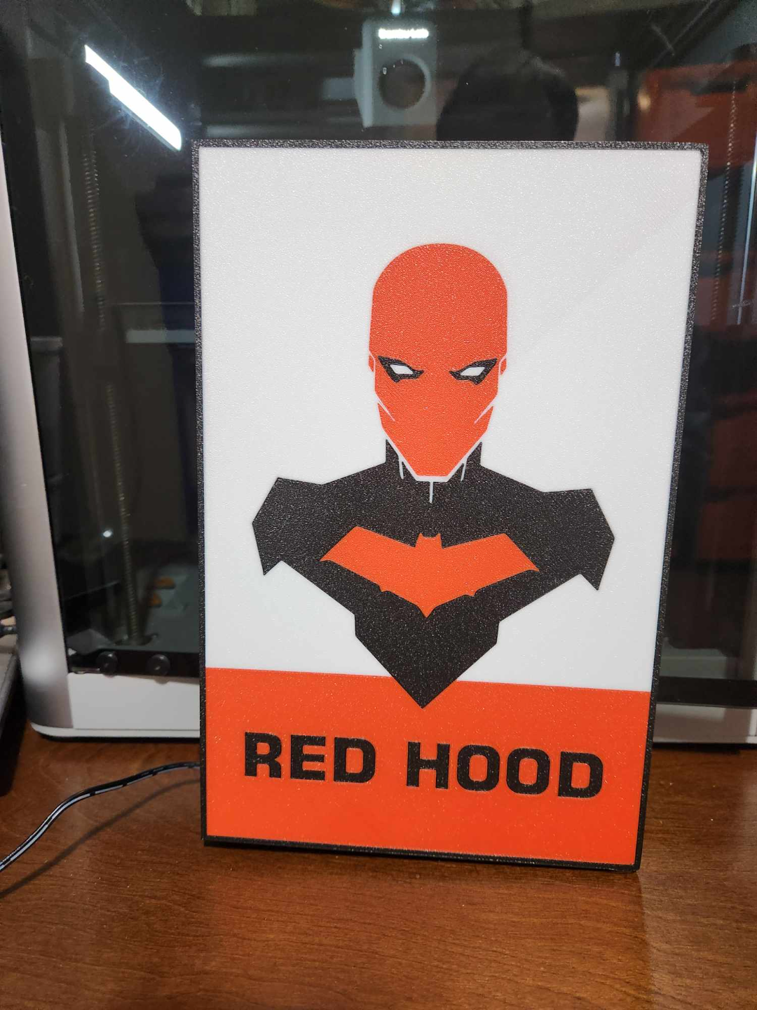 red hood by bromigo77 art signs & logos light lightbox 3D print model - Mito3D