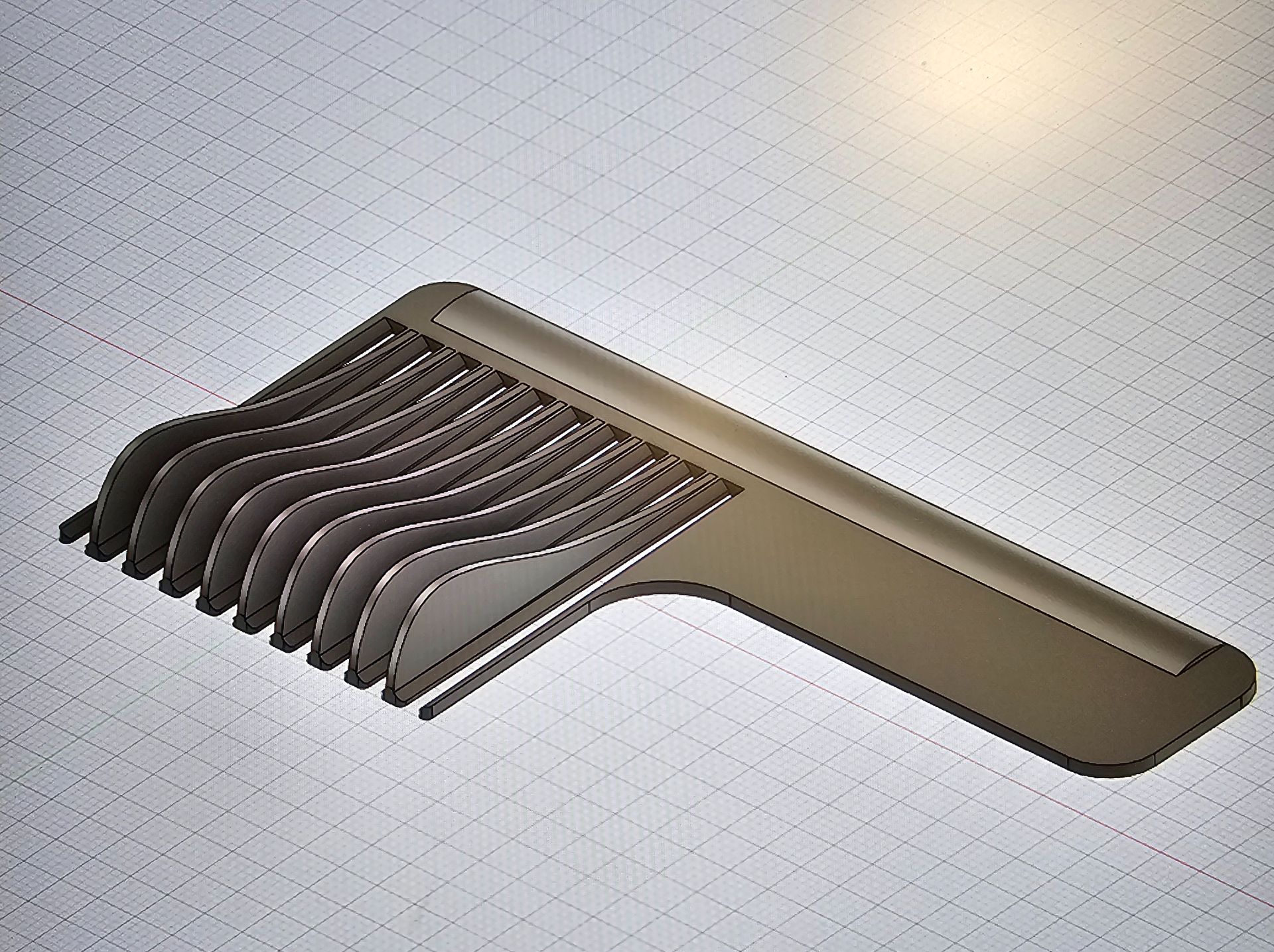 haircut comb by basteltube tools gadgets hair razor helper 3D print model - Mito3D