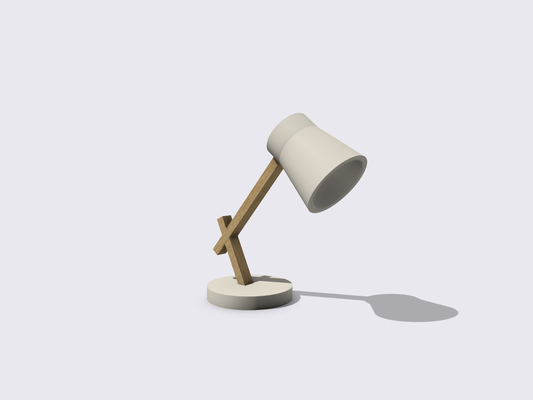 tabelle lampe by s0hm miniaturen puppe haus 3d print model - Mito3D