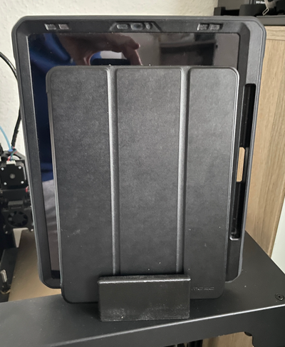 ipad storage stand 2 ipads by ren krail hobby & diy electronics air pro holder 3d print model - Mito3D