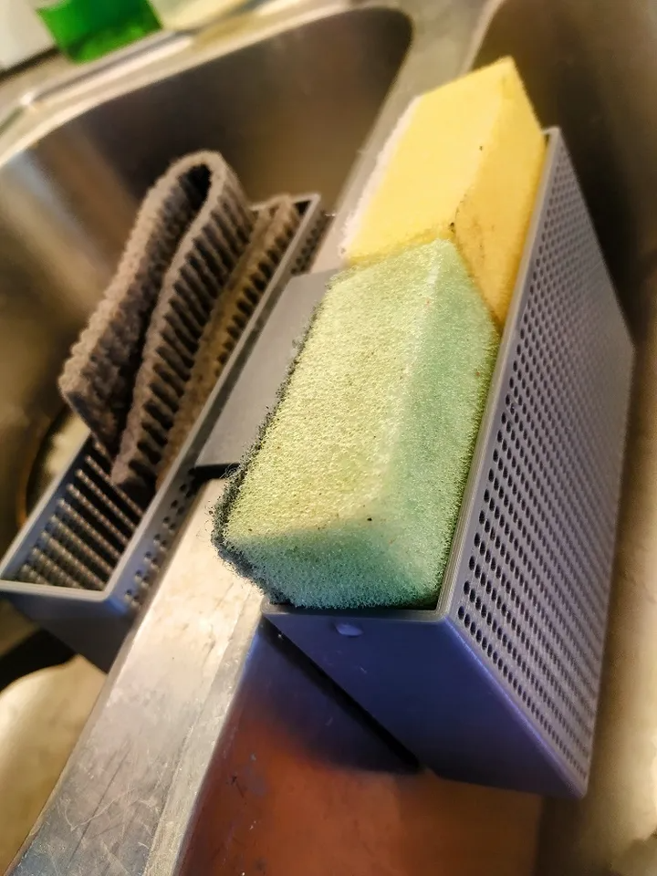 kitchen sponge holder by aquahaven household house models 3D print model - Mito3D