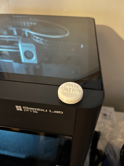 p1 tonto botón by hola 3d impresora accesorios cubierta carcasa funda gorra 3d print model - Mito3D