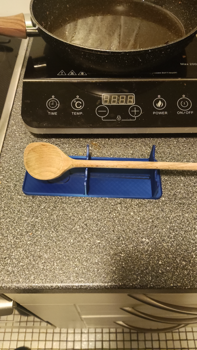 ladle rest by michele mm3d household house models lade kitchen ladles cucina mestoli spoon holder utensil caddy 3d print model - Mito3D