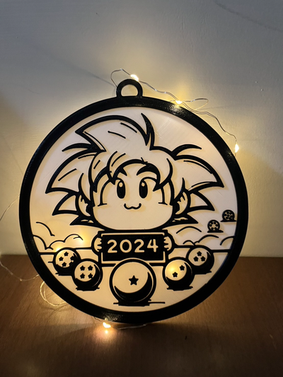 dragon ball 2024 wishing by starsdf art 2d z cartoon 3d print model - Mito3D