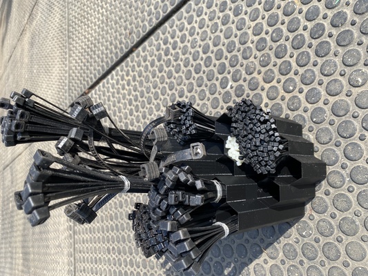 altıgen zip kravat kulp destek by tom mi araçlar organizatörler organizatör ziptie düzenlemek 3d print model - Mito3D