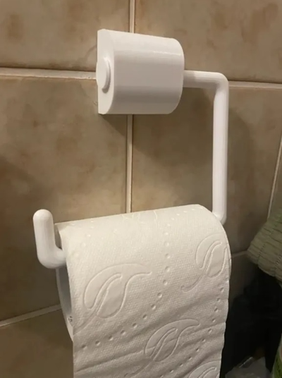 toilet paper holder by ren krail household house models papaer roll 3d print model - Mito3D