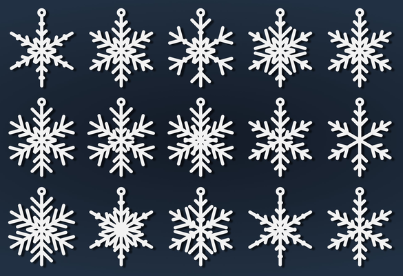 natale ornamenti fiocchi neve by trigger737 domestico arredamento ornamento 2023 fiocco albero decorazioni x mas 3d print model - Mito3D