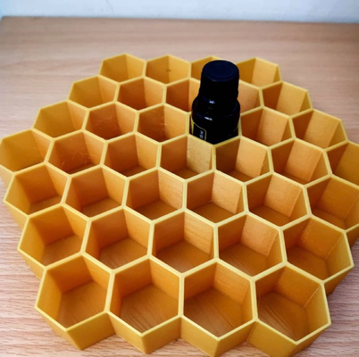 honeycomb essences by fabio ferretti household decor essenze porta nido d'ape 3d print model - Mito3D
