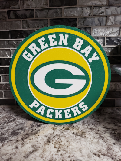 green bay light box by frozennorth art signs & logos nfl led sign 3d print model - Mito3D