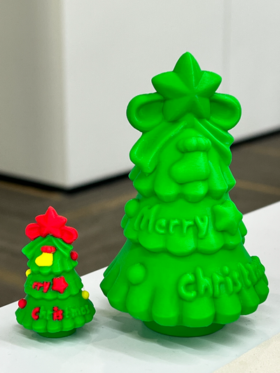 xmas tree cute version by sauryyyyy household decor home chrismas 3d print model - Mito3D