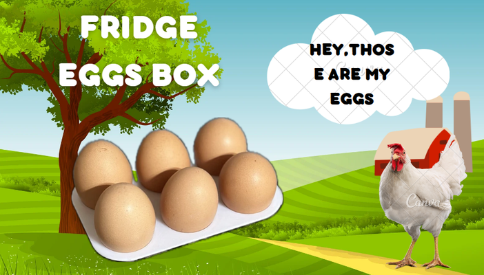 yumurtalar kutu buzdolabı by taş ev halkı modeller mutfak yumurta pişirmek haşlanmış tavuk 3d print model - Mito3D