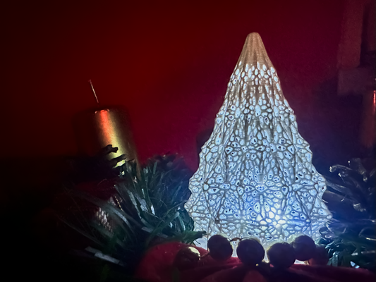 voronoi noel ağaç yeniden karıştırılmış by t pcs ev halkı dekor el aleti tutucu sanatları modelleme desen yaratıcı tatil mevsim ışık 3d print model - Mito3D