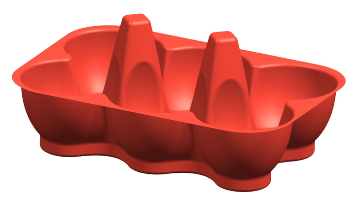 scatola 6 uova by attv85 utensili uovo portauovo 3d print model - Mito3D