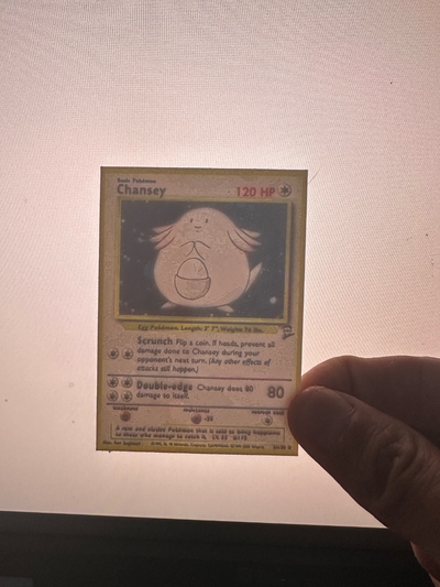 chansey pokemon card lithophane by thatguy08 art 2d 3d print model - Mito3D